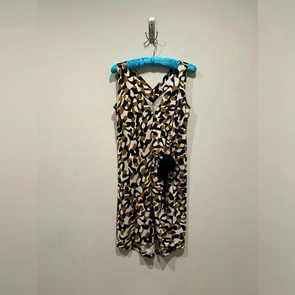 DIANE VON FURSTENBURG Silk Side Tie Dress / Size 4 / - Picture 2 of 8